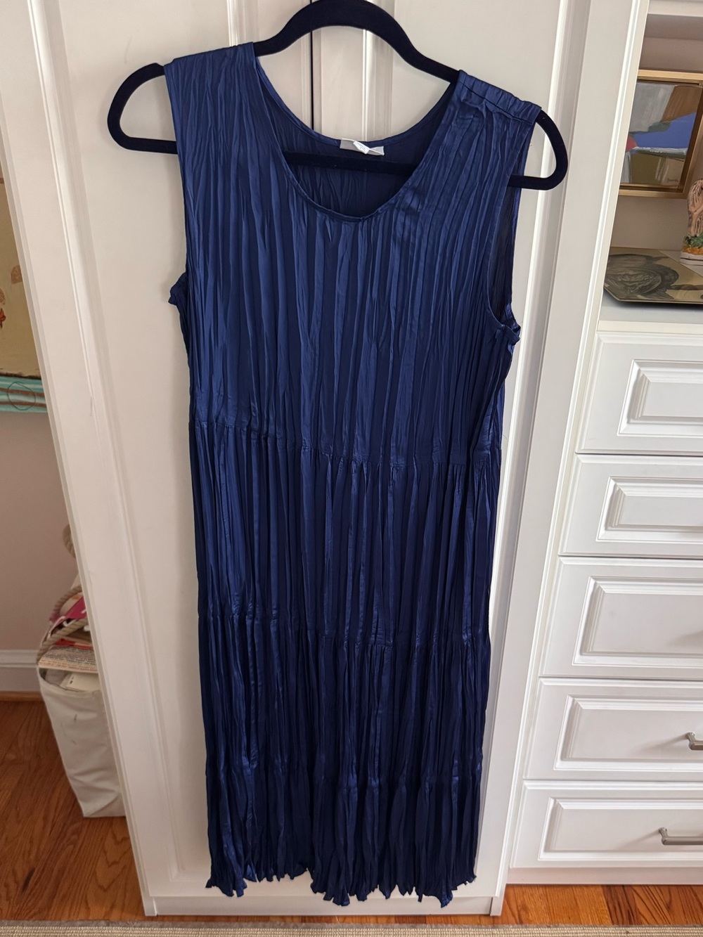 Jjill size small crinkle dress, like new